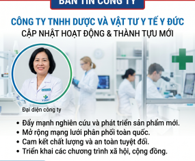 Dược và Vật tư Y tế Y Đức: Tận Tâm Vì Sức Khỏe Cộng Đồng